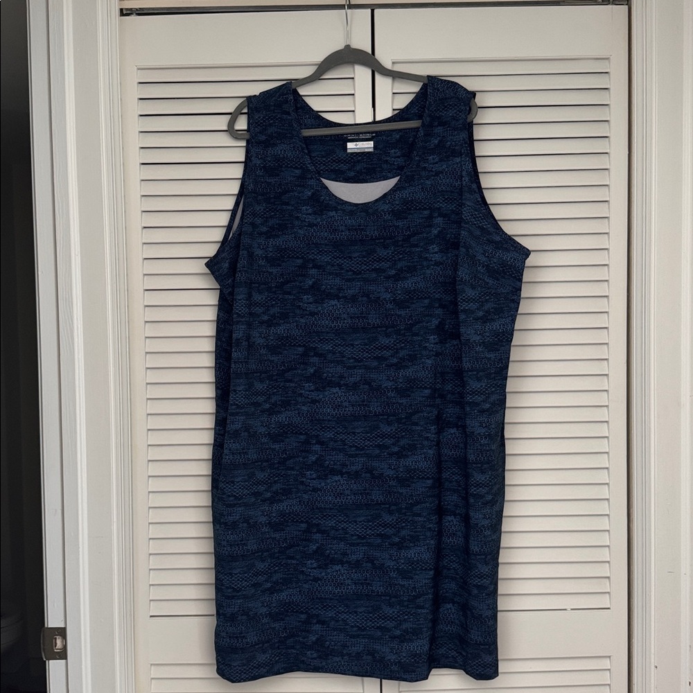Columbia Anytime Casual Tank Dress II Blue Omni Shield